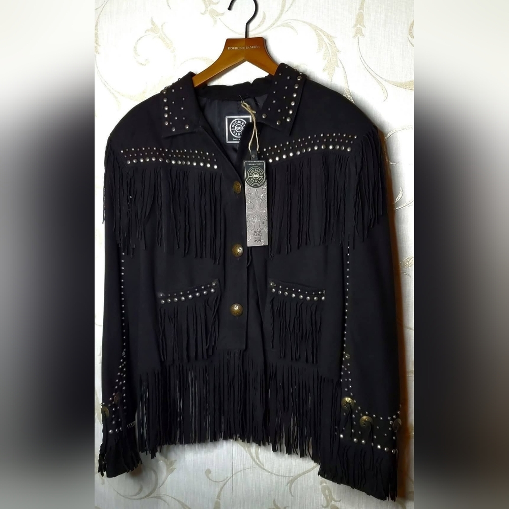 Double D Ranch 25th Anniversary Limited Luxury Goat Suede Fringe Jacket NEW NWT